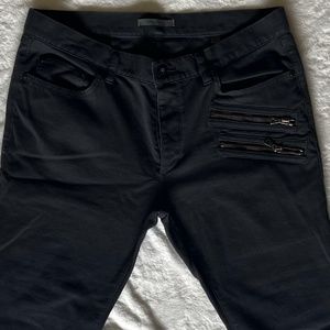 JOHN VARVATOS Collection chelsea multi zip Jeans. Size 34 REG.